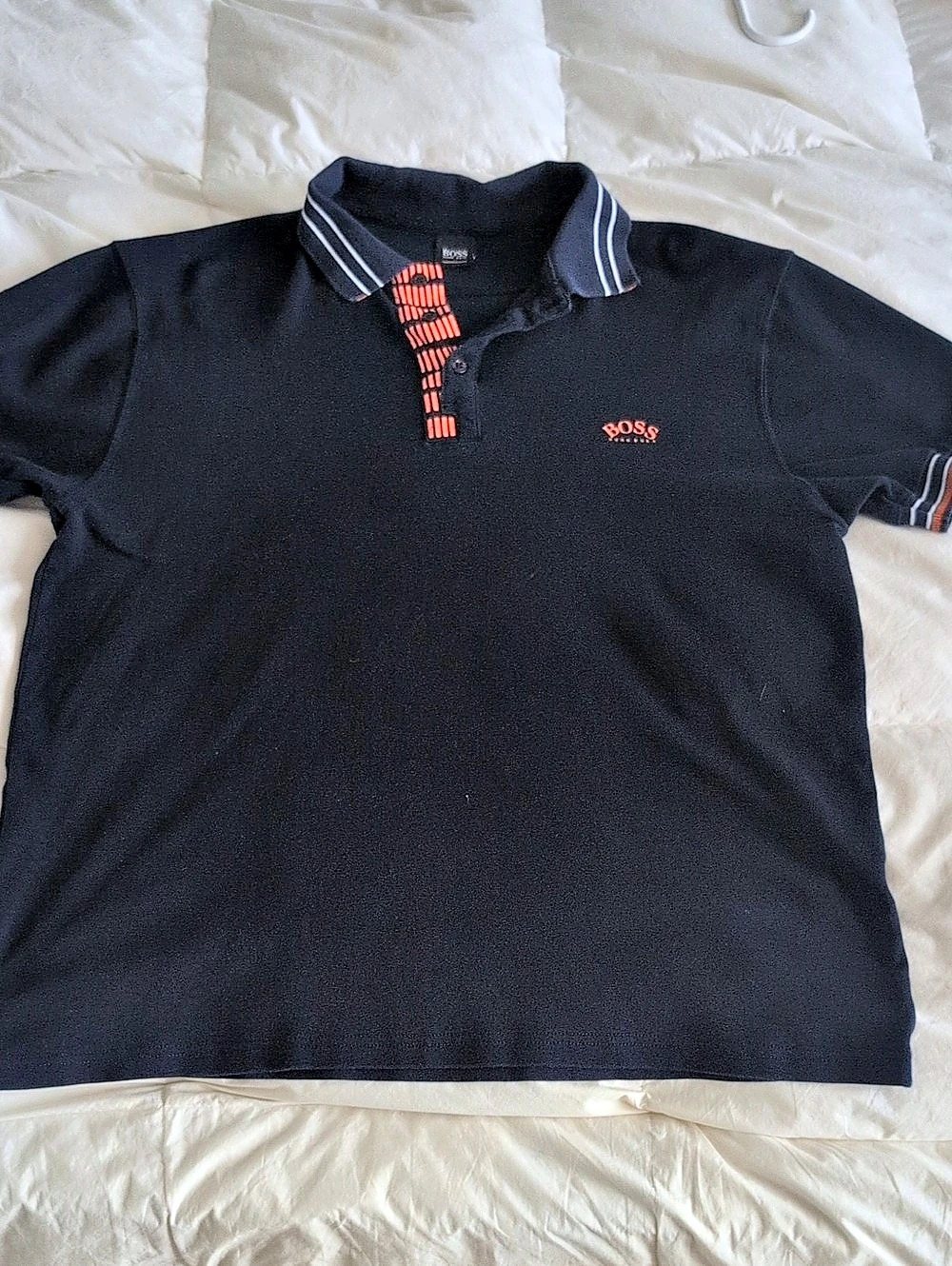 BOSS Polo Shirt Black Size 3XL Like New